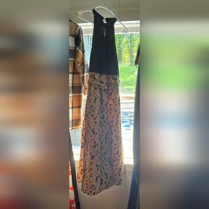 Black w/leopard dress